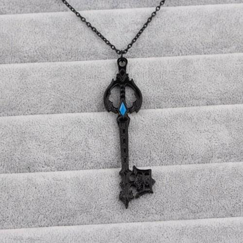 24 Pcs/Lot Kingdom Oblivion Blade Charms Necklace Alloy Jewelry Cosplay Accessories Bulk Wholesale