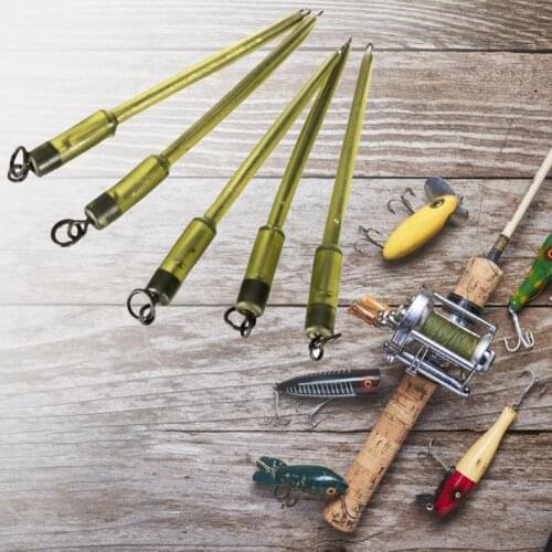 5Pcs Eight-Shaped Ring Barrel Swivel Steel Wire Fish Bait Lure Soft Carp Fishing Connector