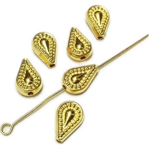 BEAUCHAMP Acrylic Spacer Water Drop Shape Beads Tassel Earring Necklace Pendants Connector Bracelet Charms Jewelry Accessories