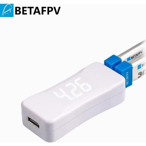 BETAFPV BT2.0 Battery Charger and Voltage Tester V2 Input: 5V/2A Output: 4.35V/1A OUT1/OUT2 Can Be Charged