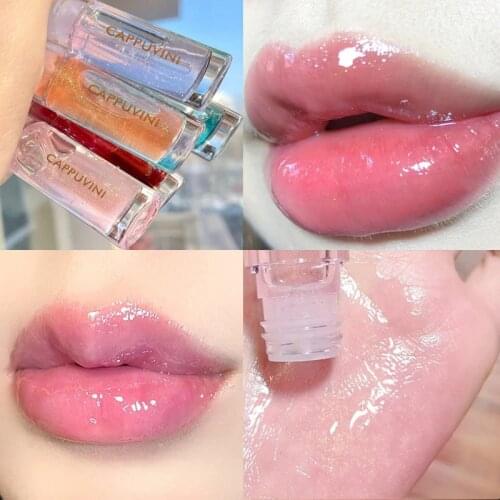 Glitter Lip Gloss Transparent Pearlescent Lip Glaze Lasting Waterproof Lipsticks Moisturizing Cosmetic Makeup Tools 3PCS/ Set