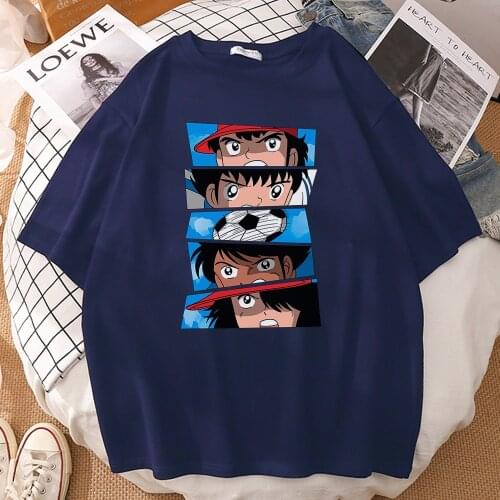 Captain Tsubasa Kids Clothes T Shirt Captain Tsubasa Le Petit Footballer Japanese Anime Artwork Shirts Tee Harajuku Streetwear