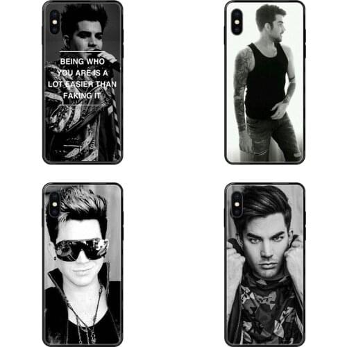 For iPhone SE2020 11 12 Plus Pro X XS Max XR 8 7 6S SE 5 5C 5S Black Soft Personalized Pattern Hot Adam Mitchel Lambert Black