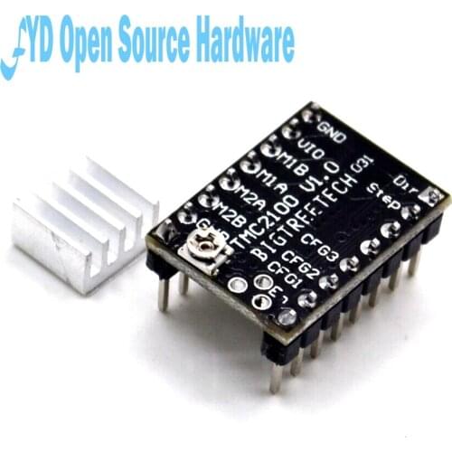 MKS TMC2100 Stepper Motor Driver Ultra-Silent Driver Independent Heat Sink for 3D Printers
