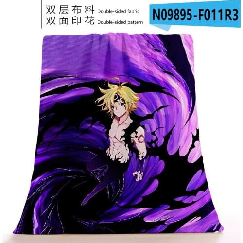 Dragons Sin of Wrath Juvenile Comics Flannel Fleece Sofa All Season Living Room Soft Cozy Throw Lightweight Micro Warm Blanket