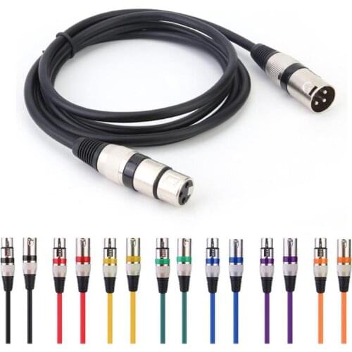 HiFi Zinc Alloy Audio Cable 3Pin XLR Male to XLR Female Balanced Zinc Alloy Plug Attractive and Durable Splitter Wire