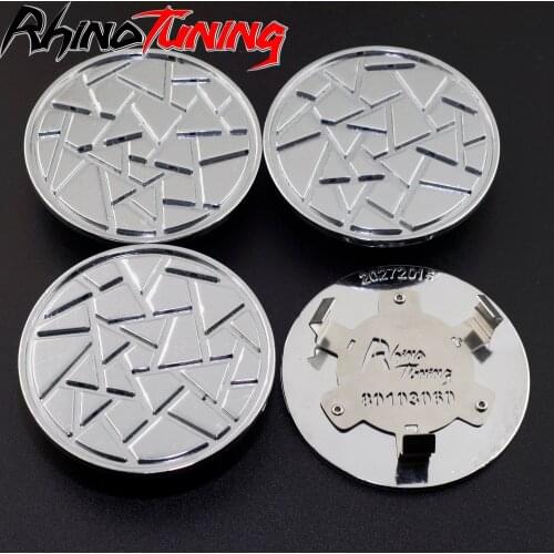 Wheel Hub Cap 4pcs 63mm 49mm Universal Auto HubCaps Car Center Hub Rims Cap Metal Clip Zinc Alloy Car Accessories