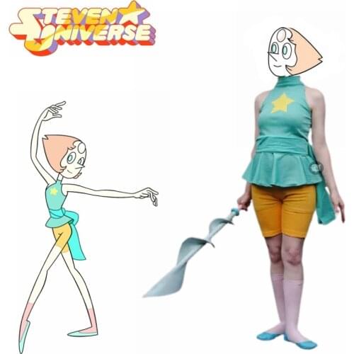 Steven Universe Cosplay Pearl Halloween Cosplay Costume Custom Any Size