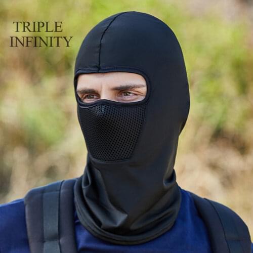 Summer Face Mask Cycling Fishing Training Sun-proof Hats Windproof Anti-mosquito Breathable Mens Balaclava Motorcycle Headgear