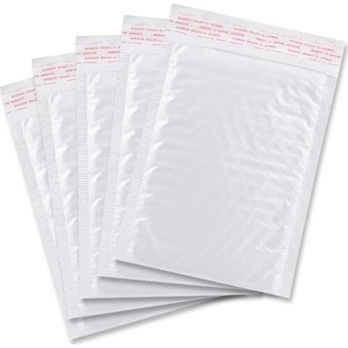 10 Various Size Waterproof white bag Foam Paper Envelopes set gift bags School student office Supplies