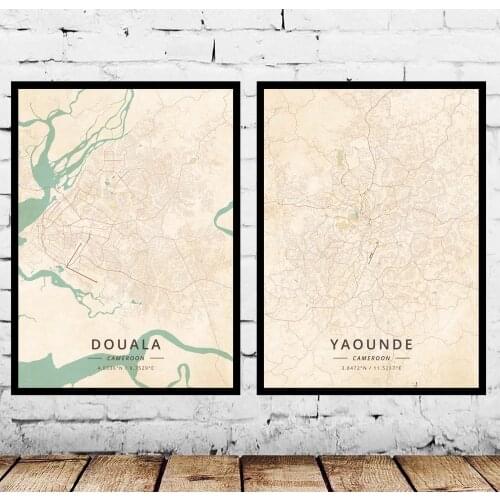 Douala Yaounde Cameroo Poster