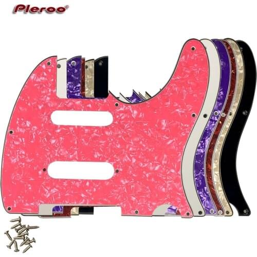 Pleroo Custom Guitar Parts - For US Nashville 62 Tele telecaster Guitar Pick guard With Strat Pickup Scratch Plate