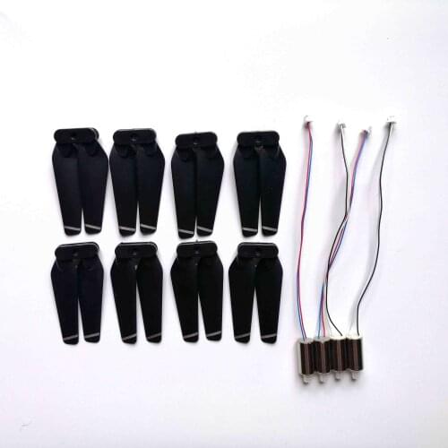 SG107 Drone wifi FPV 4k Dual Camera Remote Control Quadcopter Spare Parts Engines motor propeller foldable blade set
