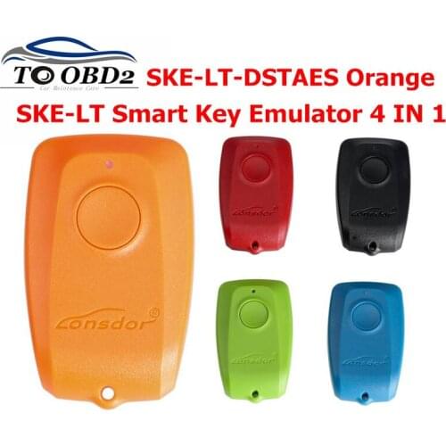 Lonsdor SKE-LT-DSTAES Orange and SKE-LT Smart Key Emulator 4 IN 1 for Toyota & for Lexus Chip 39 (128bit) Smart Key Lost via OBD
