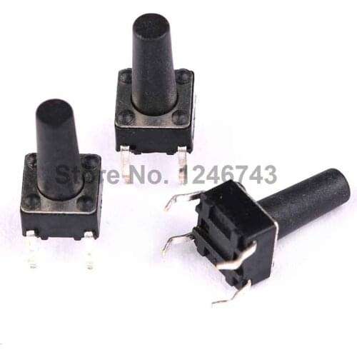 20PCS DIP 6X6X12(h)MM Tactile Tact Push Button Micro Switch Momentary
