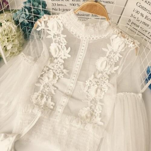 TAOPU Blouses With Embroidery