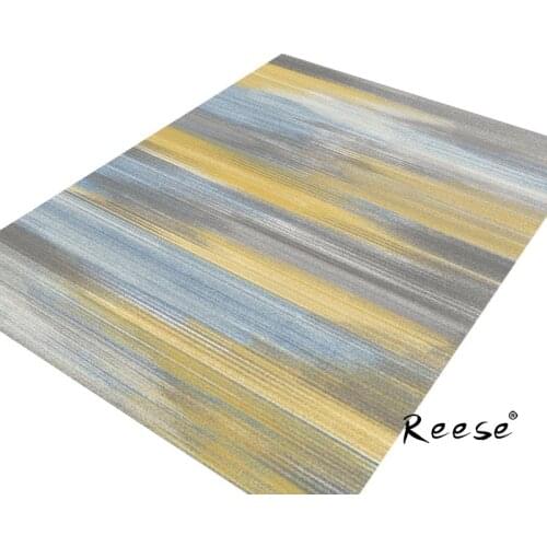 Reese Thicken Carpet Vintage For Living Room Abstract Stripes Decoration Soft Comfortable Area Rug No Ball Customizable Washable