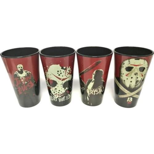 Horror Thriller Mask Glass Mugs coffee mug Milk Tea office Cups Drinkware the Best birthday Gift