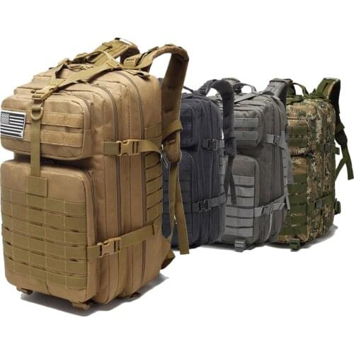 Large Capacity Army Tactical Backpacks Military Assault Bags Molle Pack For Trekking Camping Hunting Bag Travel Backpack