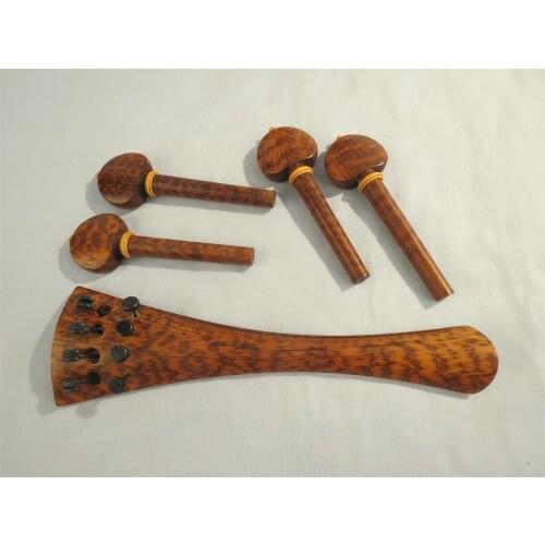 1set grade cello parts snakewood (tailpiece,pegs ) #6455