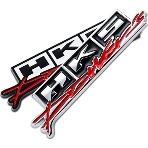 1Pcs 3D Metal Car Sticker HKS Letter Emblem Badge Accessories For Honda Civci CRV FIT HRV Accord Pilot Odyssey Insight Jazz City