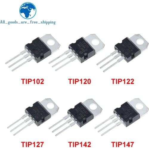 10pcs Tip102 Tip120 Tip122 Tip127 Tip142 Tip147 Transistor Tip142t Tip147t For diy