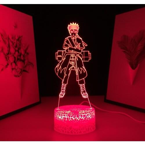 3D LED Lamp Anime Figure for Bedroom Decor Nightlight Child Birthday Gift Acrylic Manga Table Light USB Touch Switch