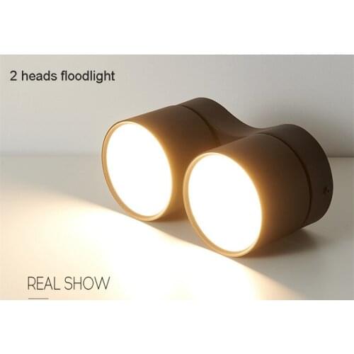 4pcs 12w 24w 36w Led Downlight Led Recessed Light Double Head Tree Head Foldable Rotating Led Floodlight Spotlight Ceiling Lamp