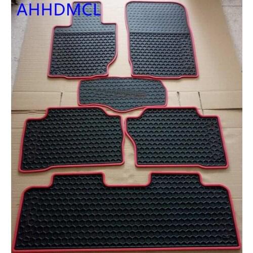 Car Floor Mat Non-Slip Mats Feet Rugs For Mitsubishi Montero Sport 7 Seats 2016 2017 2018 Left Hand Drive