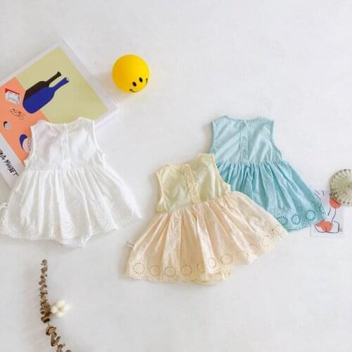 Newborn Girl Baby Bodysuit 100% Cotton High Quality Kids Girl Clothes Party Baptism 0-24M Girls Baby Clothing Girls Outfits