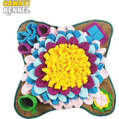 CAWAYI KENNEL Pet Supplies Training Sniffing Sniffing Mat for Cats Dogs Slow Food Mat Energy Consumption Blanket Pet Dogs Mats