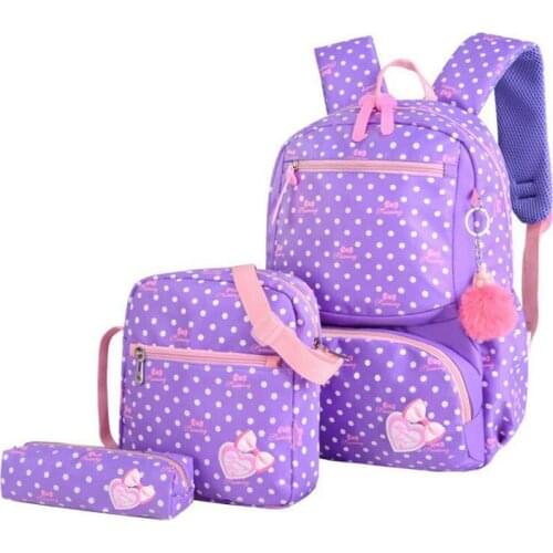 Children School Bags Teenagers Girls Printing Rucksack school Backpacks 3pcs/Set Mochilas kids travel backpack Cute shoulder bag