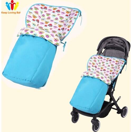 Baby Sleeping Bag Winter Newborn Windproof Thicken Warm Multicolor Stroller Foot Cover Stroller accessories