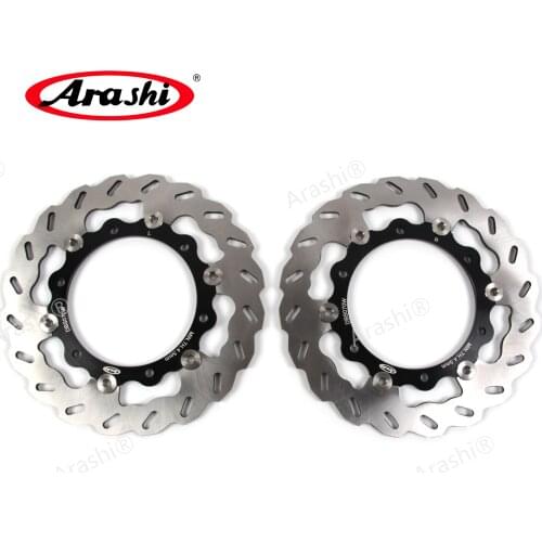 ARASHI Front Brake Disc For YAMAHA XP T-MAX 500 08-11 CNC Brake Disks Rotors XP500 XP-500 T-MAX ABS 2008 2009 2010 2011
