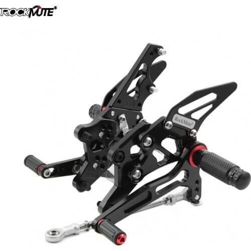 For Yamaha YZF-R25 R25 2014-2017 YZF-R3 R3 2018-2021 CNC Aluminum Adjustable Rearsets Motorcycle Foot Rests Pegs Black Gold Gray