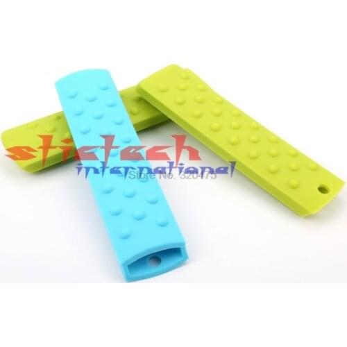 By dhl 500pcs Saucepan Holder Sleeve Slip Cover Grip Cookware Parts Cookware Parts Unique Kitchen Silicone Pot Pan Handle useful