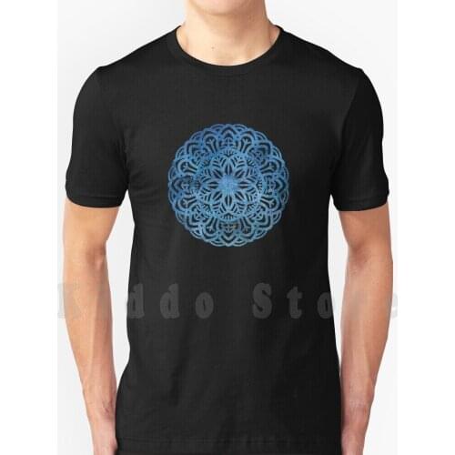 Mandala T Shirt Print For Men Cotton New Cool Tee Mandala Hindu Symbol Om Yoga Universe India Cool Indie Independent