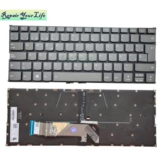 ES SP Spanish Laptop Backlit Keyboard for Lenovo Yoga C340-14 C340-14API C340-14IML C740-14 S740-14 C740-14IWL S740-14IIL 14ILL