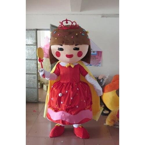 MASCOT COSTUMES Candy fairy mascot costumes pink princess fancy dress Holiday special clothing