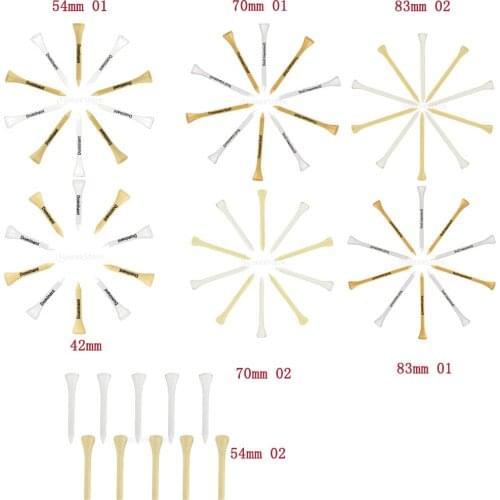 Pack of 10 Golf Tees Golf Driving Range PracticeTee Holder Tees Divot Tool 54mm Golf Accessaries