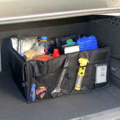 Car Seat Organizer Waterproof Folding Container Box Multifunction Car Decoration Trunk Bag Interior Storage Organizer Container