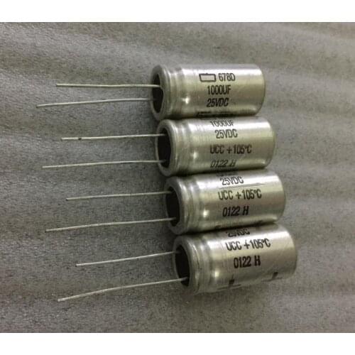 Original new 100% 678D series 1000UF25V fever silver armour filter electrolytic capacitor (Inductor)