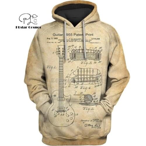 PLstar Cosmos Guitar 1955 music hip hop singer 3d hoodies/Sweatshirt Winter autumn funny party cosplay streetwear