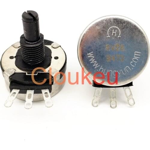 RV28P Potentiometer switch B102 1K 222 2K2 472 4K7 103 10K 104 100K 224 220K 474 470K