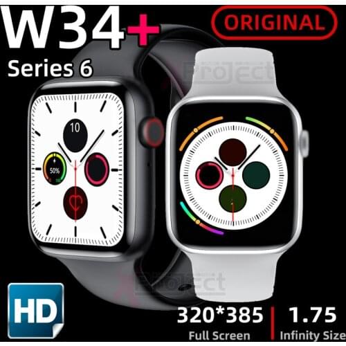 W34+ pro smart watch Men Women ECG Heart Rate Monitor Sport Activity Tracker Relogio Smartwatch pk IWO 8 12 amazfit gts W26 W46