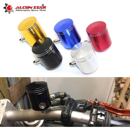 Alconstar Universal Motorcycle Clutch Tank Cylinder Master Oil Cup Brake Fluid Reservoir For Kawasaki Yamaha Honda Suzuki KTM