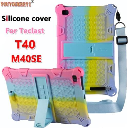 High Quality Silicone Cover For Teclast T40 10.1inch Tablet Child Safety Anti-Drop Silicone Case For Teclast M40SE Fundas