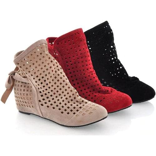 Women Boots Ankle Boots For Women High Heel Boots Winter Female Shoes Hoof Heel Warm Size 35-41Botas Mujer