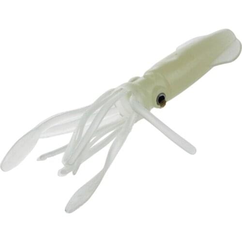 1 Large 4.3'' B2 Fishing Octopus Luminous Squid Lures Catch Hook Glow
