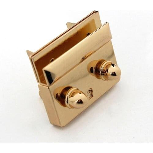 1pcs Metal Turn Lock Fashion Cute Switch Lock For DIY Handbag Bag Purse Luggage Hardware Closure Bag Parts Accessories